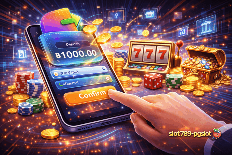 ฝาก-ถอนว่องไวผ่านวอลเล็ต เงินเข้าไว ออกไว ลื่นไหลทุกจังหวะ